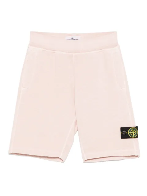 Stone Island Junior shorts deportivos con distintivo Compass