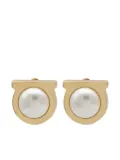 Ferragamo Gancini stud earrings - Gold