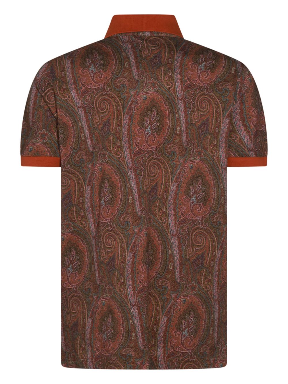 ETRO paisley-print polo shirt - Bruin