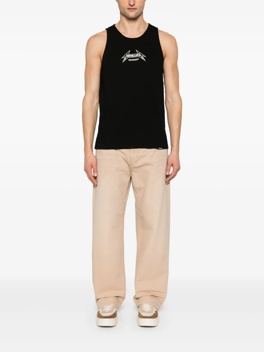 Represent x Metallica 40 Year Anniversary tanktop - Zwart
