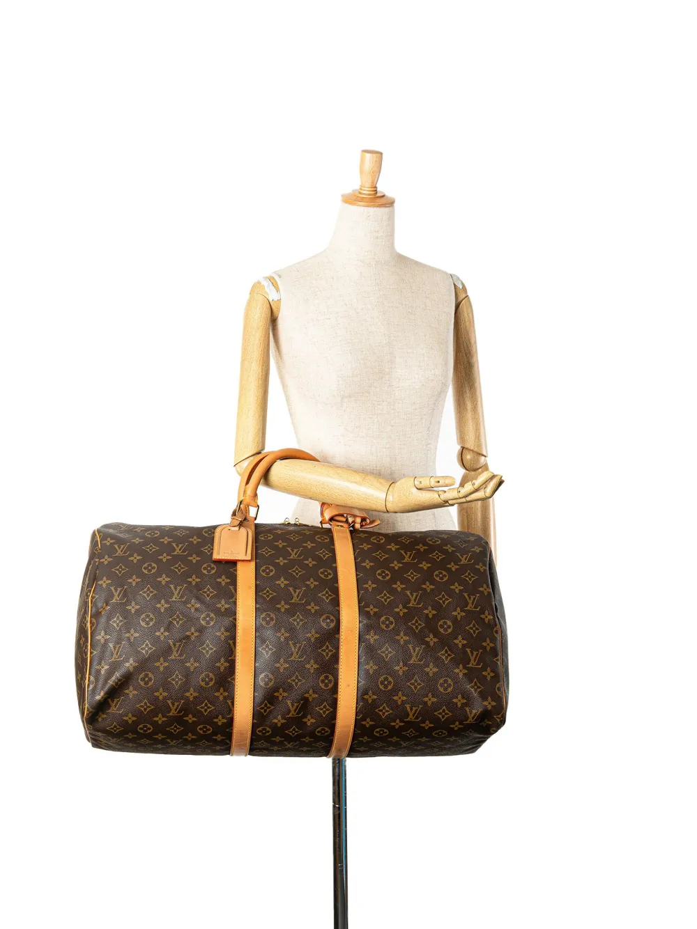 Louis Vuitton Pre-Owned 2002 Monogram Keepall 55 reistas - Bruin