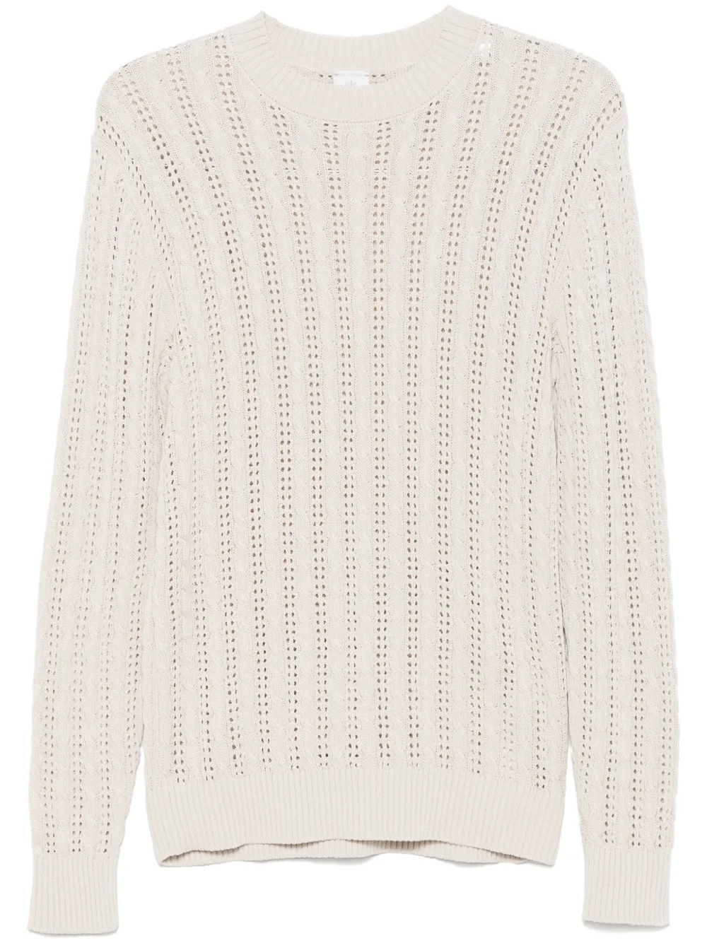 Eleventy open-knit sweater Beige