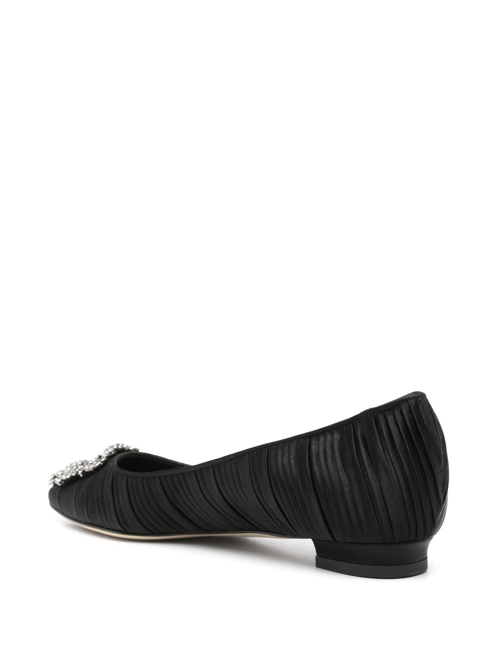 Manolo Blahnik Geplooide pumps Zwart