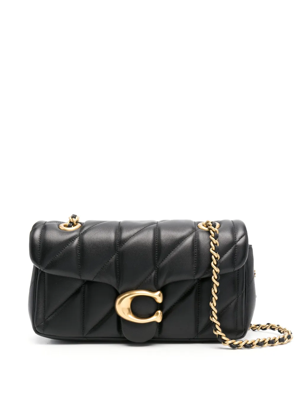 Coach Tabby 26 Nappa Leather Shoulder Bag In Black