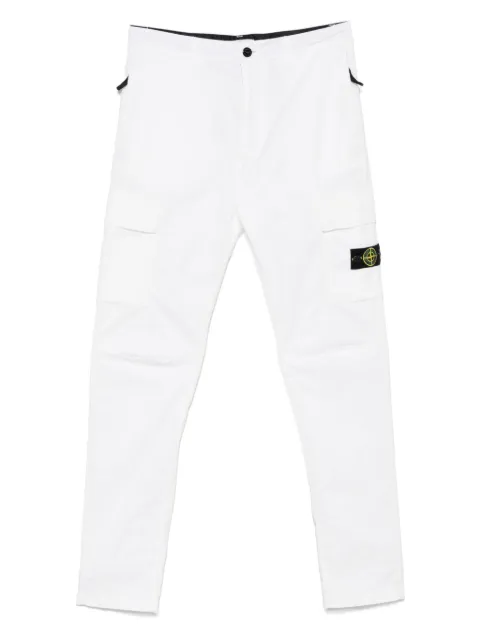 Stone Island Junior pantalones tapered
