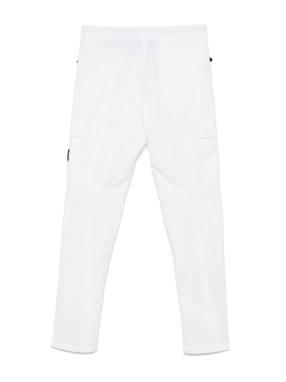 Stone Island Junior Broek met toelopende pijpen - Wit