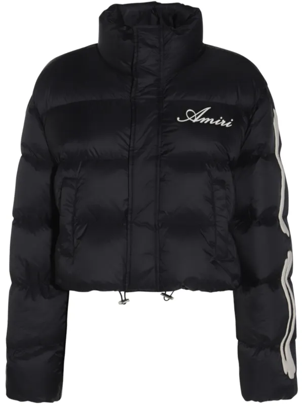 AMIRI Bones パデッドジャケット | ブラック | FARFETCH JP
