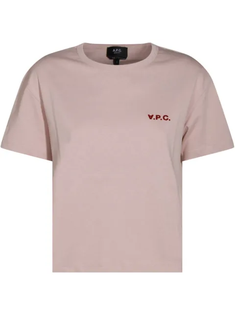 A.P.C. t-shirt à logo imprimé