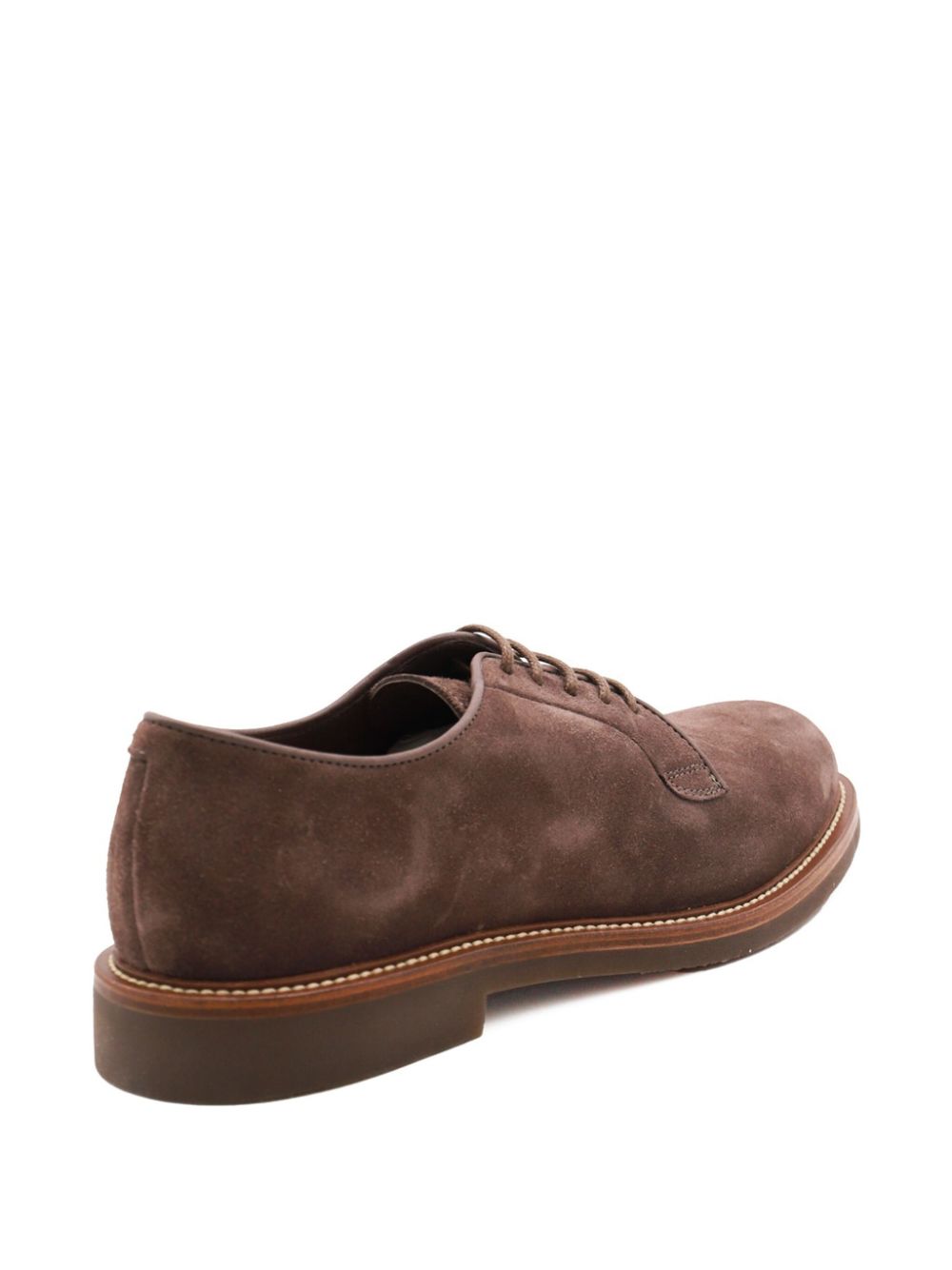 Brunello Cucinelli suede derby shoes Brown