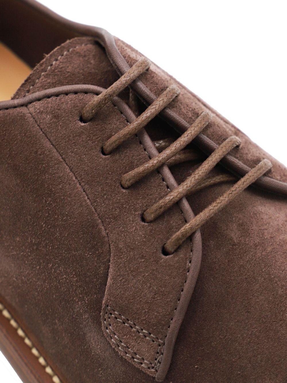 Brunello Cucinelli suede derby shoes Brown