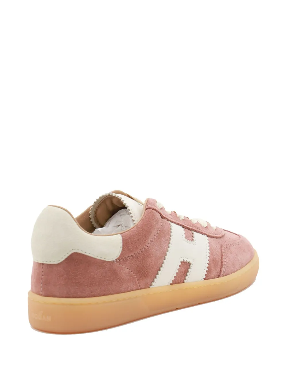 Hogan Low-top Sneakers Suede Finish In Pink