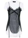 DSQUARED2 Pierced Apron dress - Black