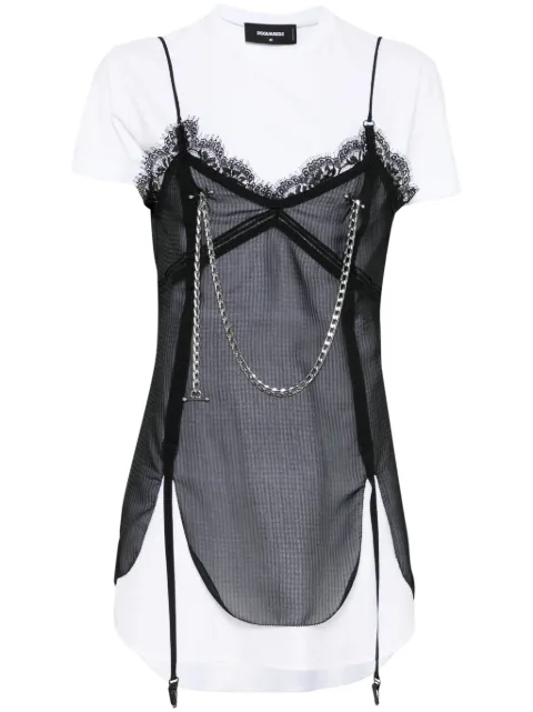 DSQUARED2 Pierced Apron dress
