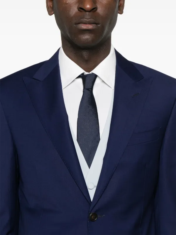 Corneliani シングルスーツ | ブルー | FARFETCH JP