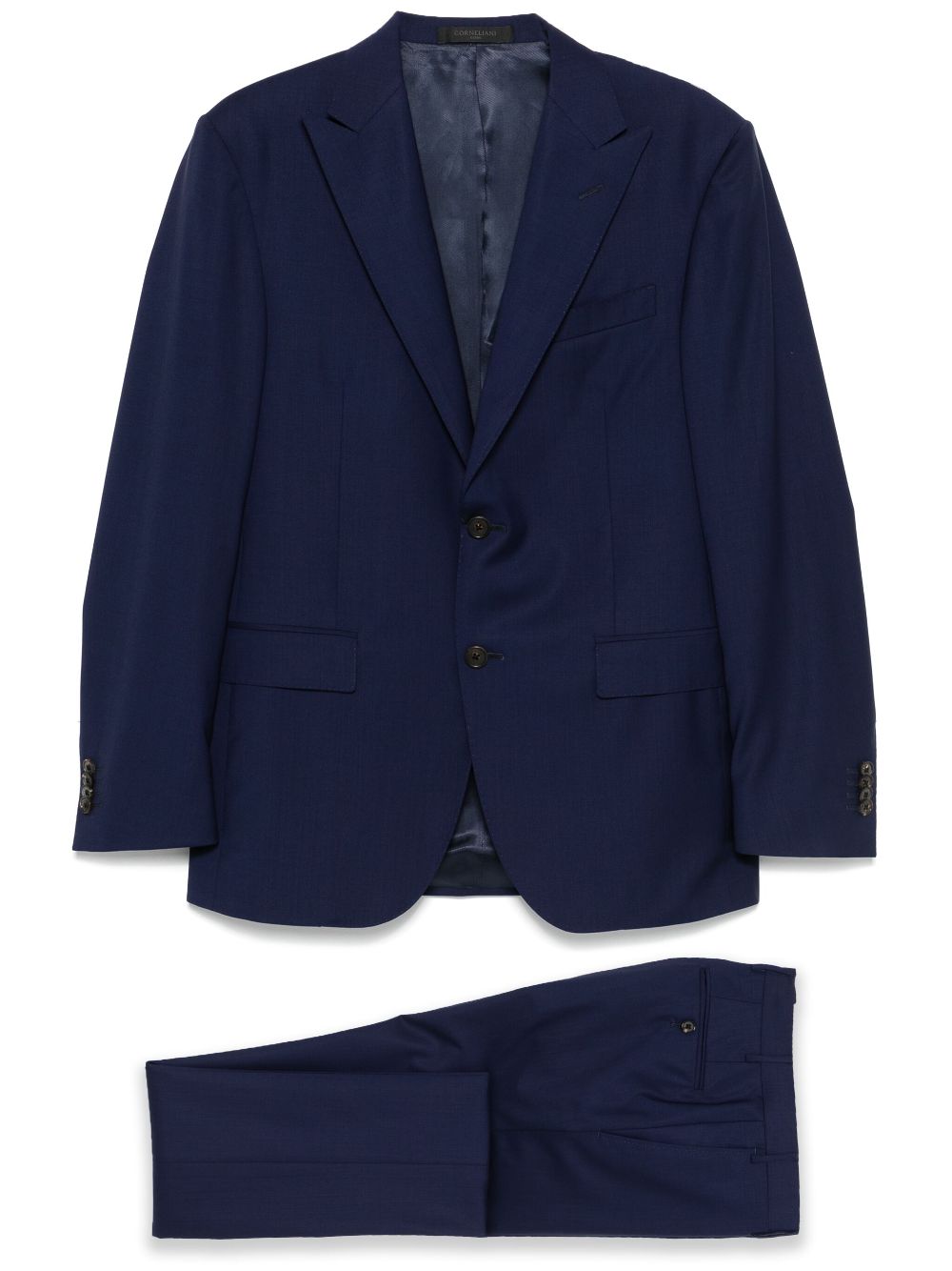 Corneliani Pak met enkele rij knopen Blauw