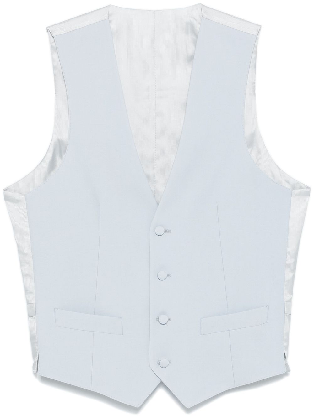 Corneliani panelled waistcoat - Blue