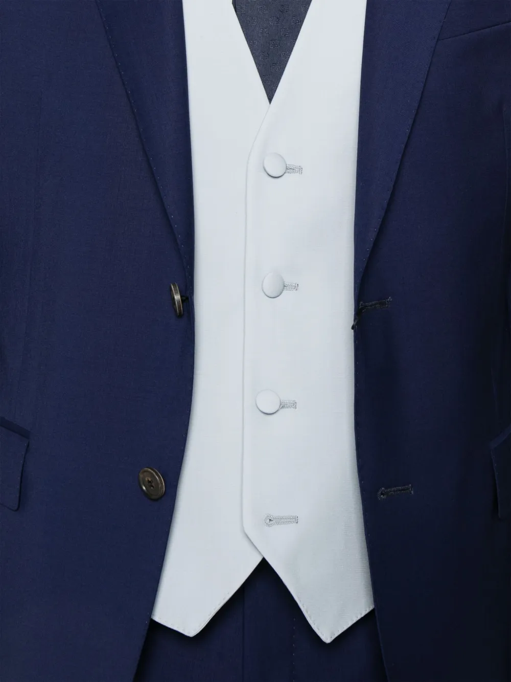 Corneliani Gilet met vlakken Blauw