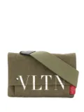 Valentino Garavani VLTN-print messenger bag - Green