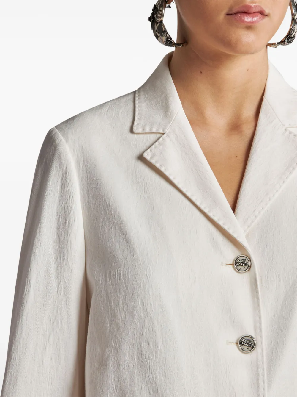 Etro Jacquard-pattern Jacket In ホワイト