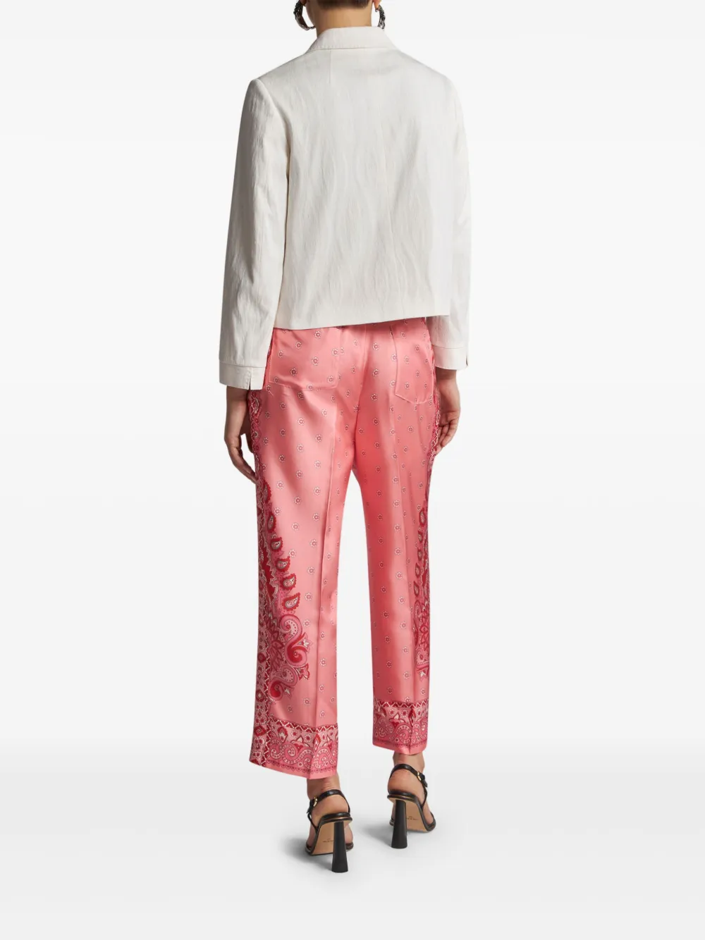 Etro Jacquard-pattern Jacket In ホワイト