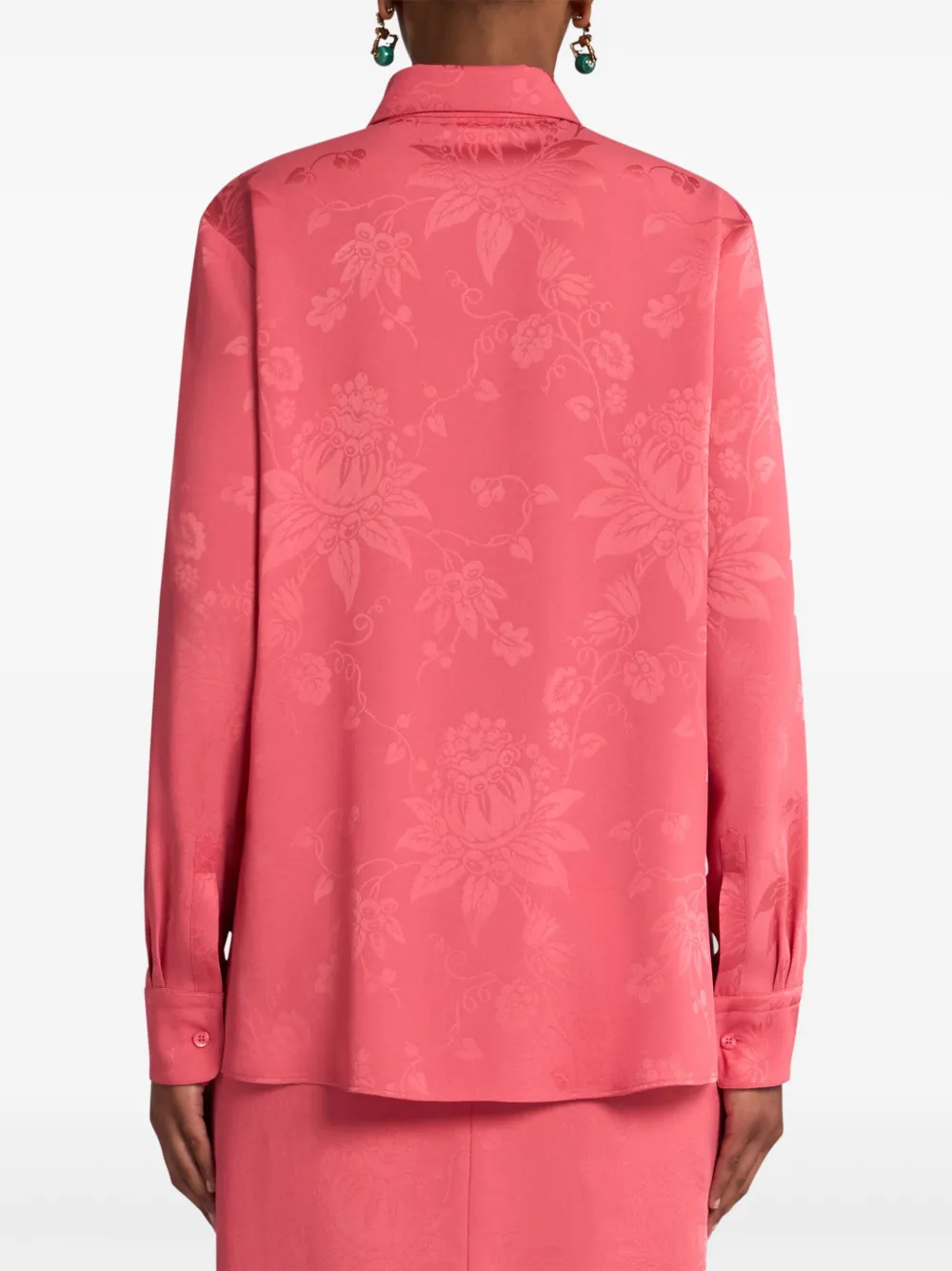 ETRO FLORAL-JACQUARD SHIRT