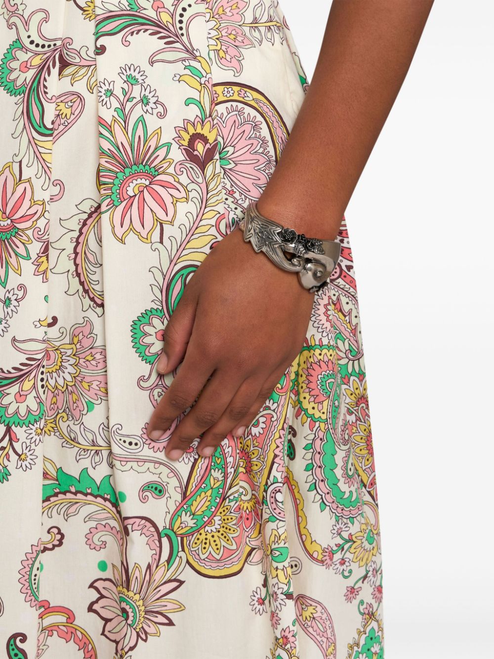 ETRO curly bangle bracelet - Zilver