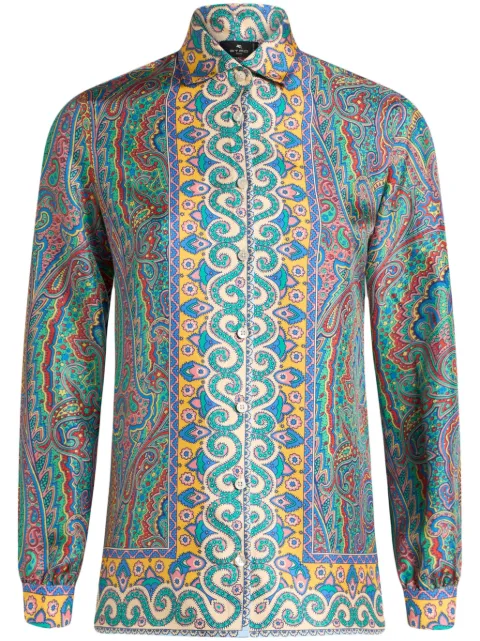 ETRO skjorte med paisleytryk