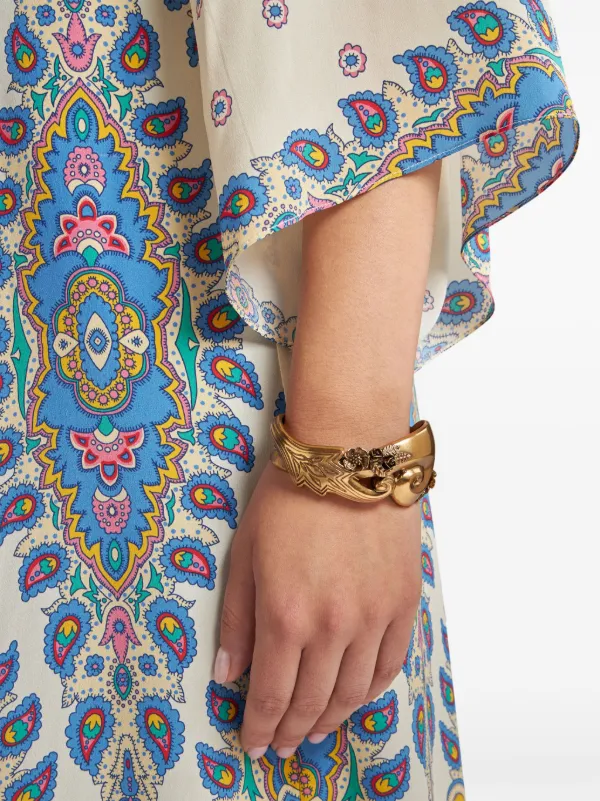 ETRO バングルブレスレット | ゴールドトーン | FARFETCH JP