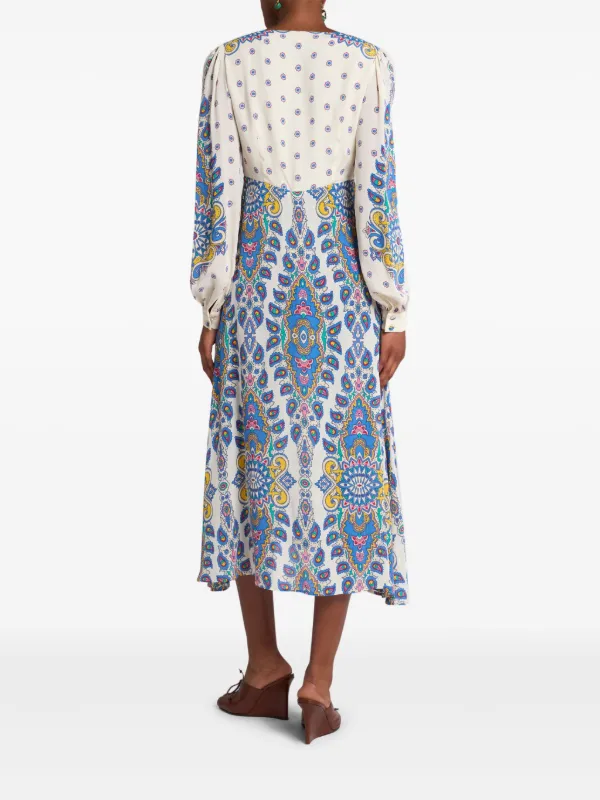 ETRO★ペイズリー ドレス ETRO ペイズリー ドレス | レッド | FARFETCH JP