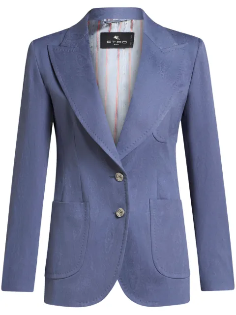 ETRO paisley-jacquard blazer