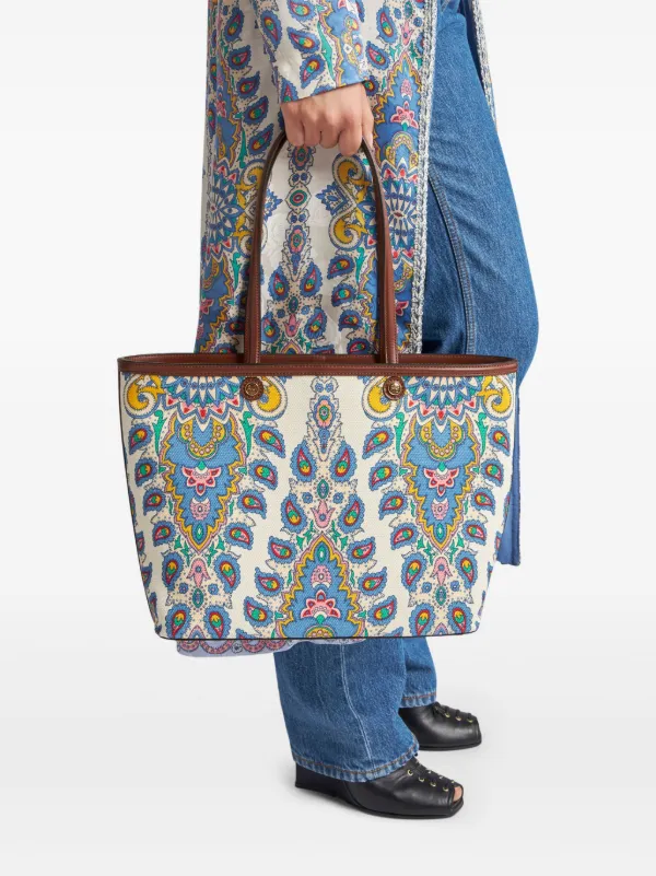 ETRO Essential ハンドバッグ M | ブルー | FARFETCH JP