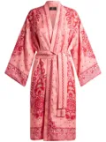 ETRO paisley-print robe jacket - Pink