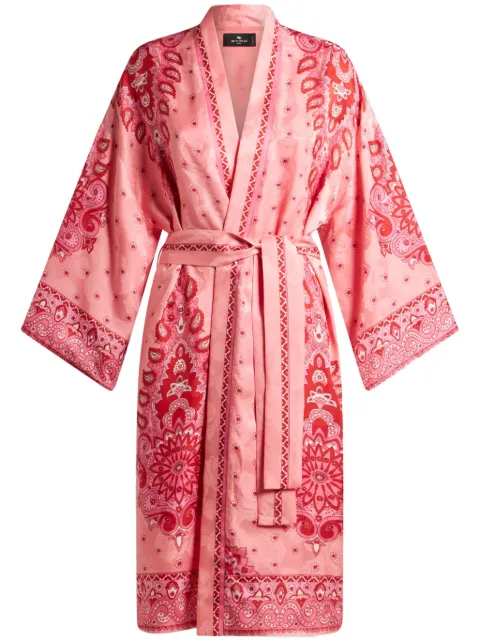 ETRO paisley-print robe jacket