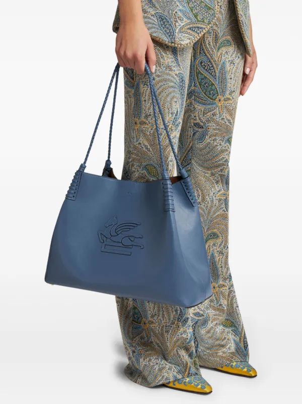 トートバッグ ETRO Medium 'Libra' shopping bag ETRO Medium Libra Tote Bag | Blue | FARFETCH