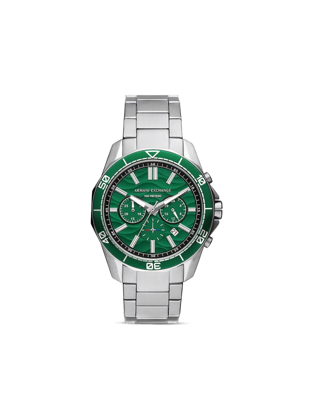 Armani Exchange round face 44mm - グリーン Armani Exchange round face 44mm - グリーン