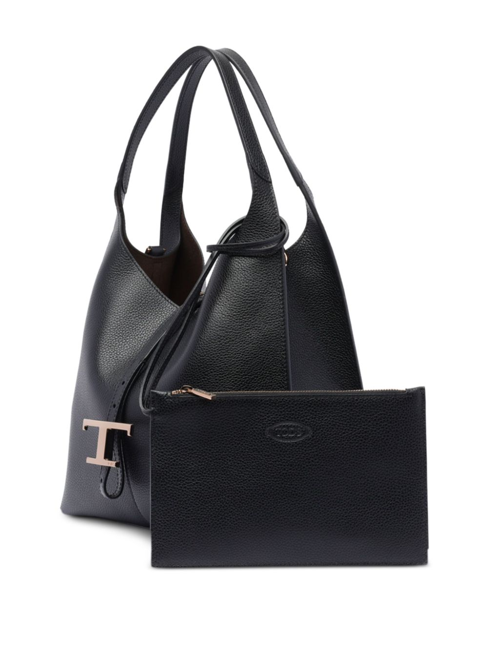 Tod's small T Timeless shoulder bag Zwart