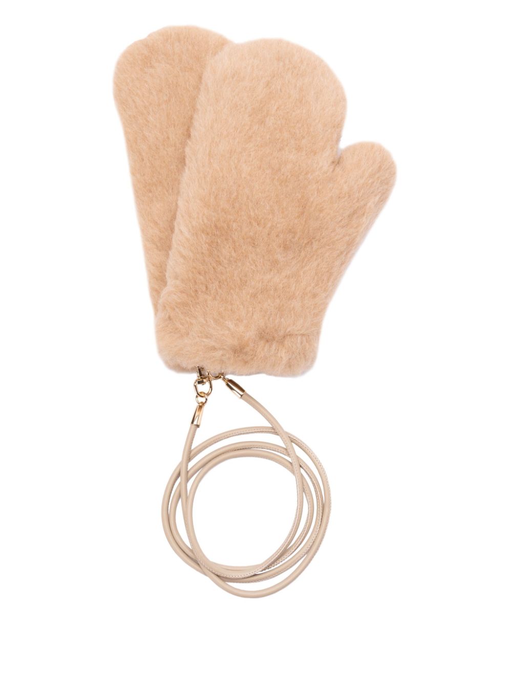 shearling mittens