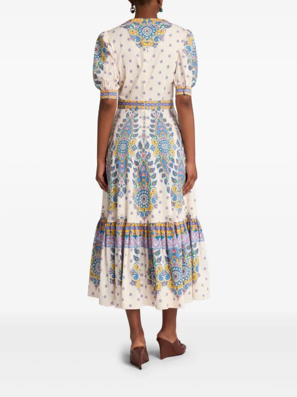 ETRO★ペイズリー ドレス ETRO ペイズリードレス | ブラック | FARFETCH JP