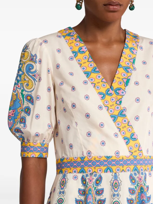 ETRO★ペイズリー ドレス ETRO ペイズリー ドレス | レッド | FARFETCH JP