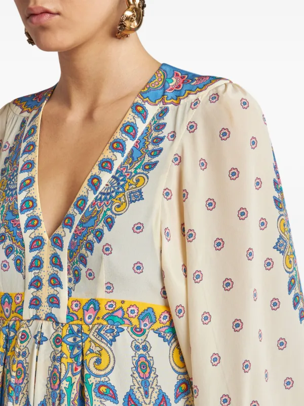 【ETRO】ペイズリーマキシドレス ETRO ペイズリーマキシドレス | ブラック | FARFETCH JP