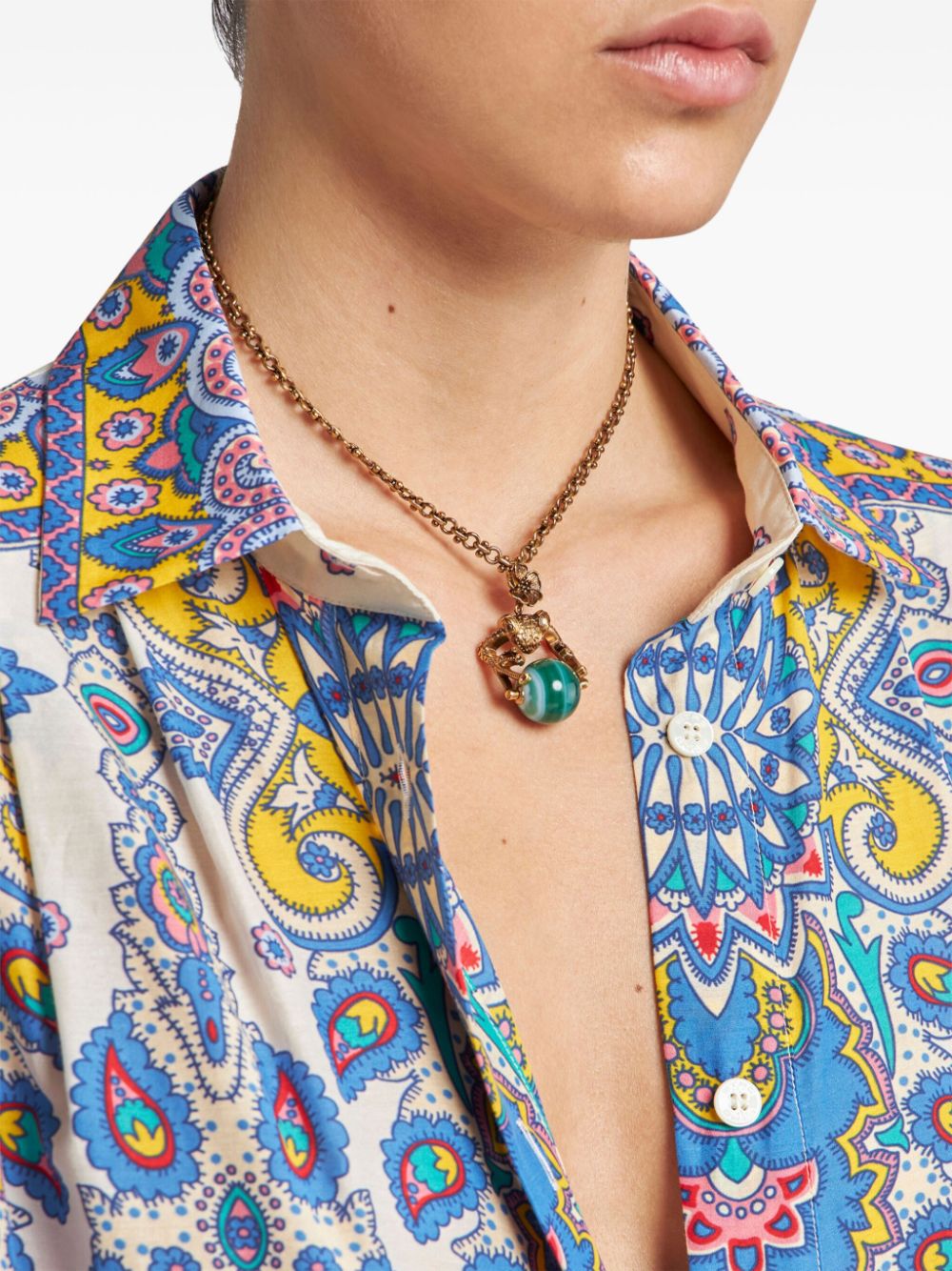 ETRO Frog necklace - Goud