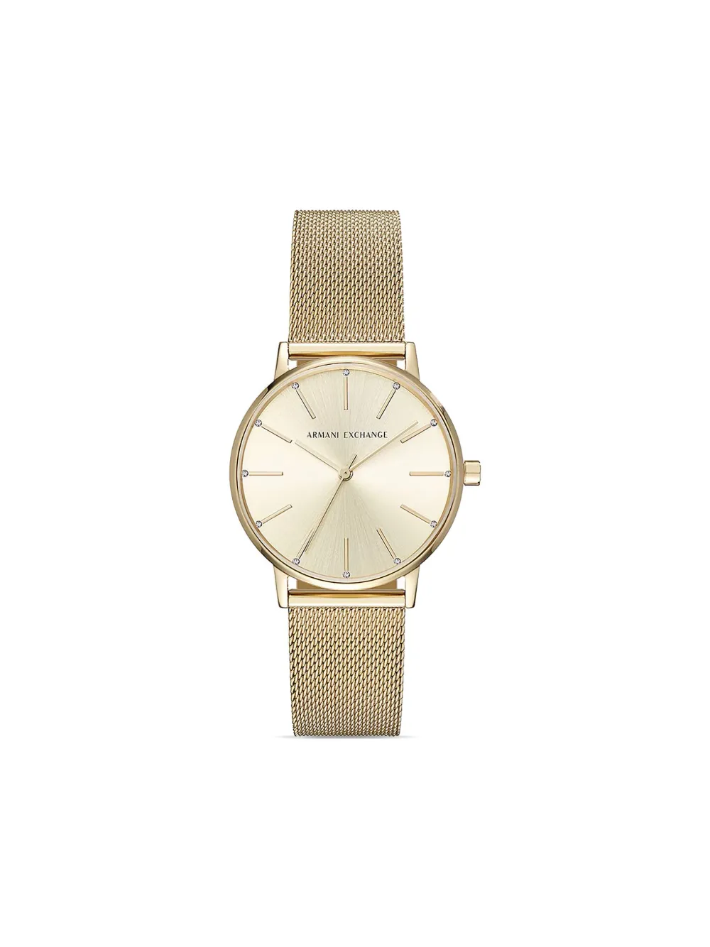 Armani Exchange round face 36mm - ゴールドトーン Armani Exchange round face 36mm - ゴールドトーン