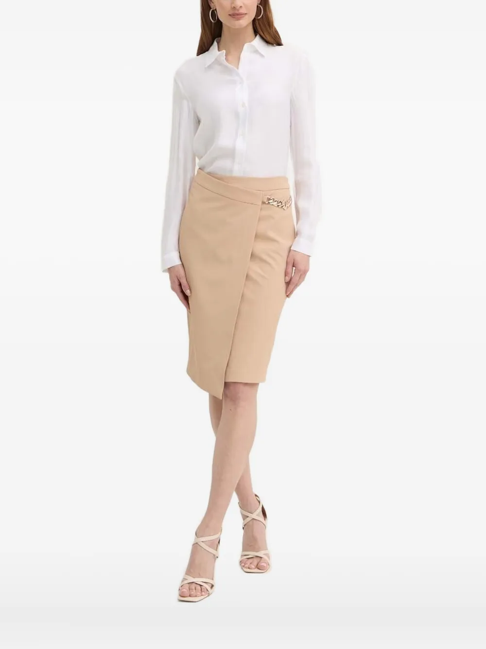 Armani Exchange Button-down blouse Wit