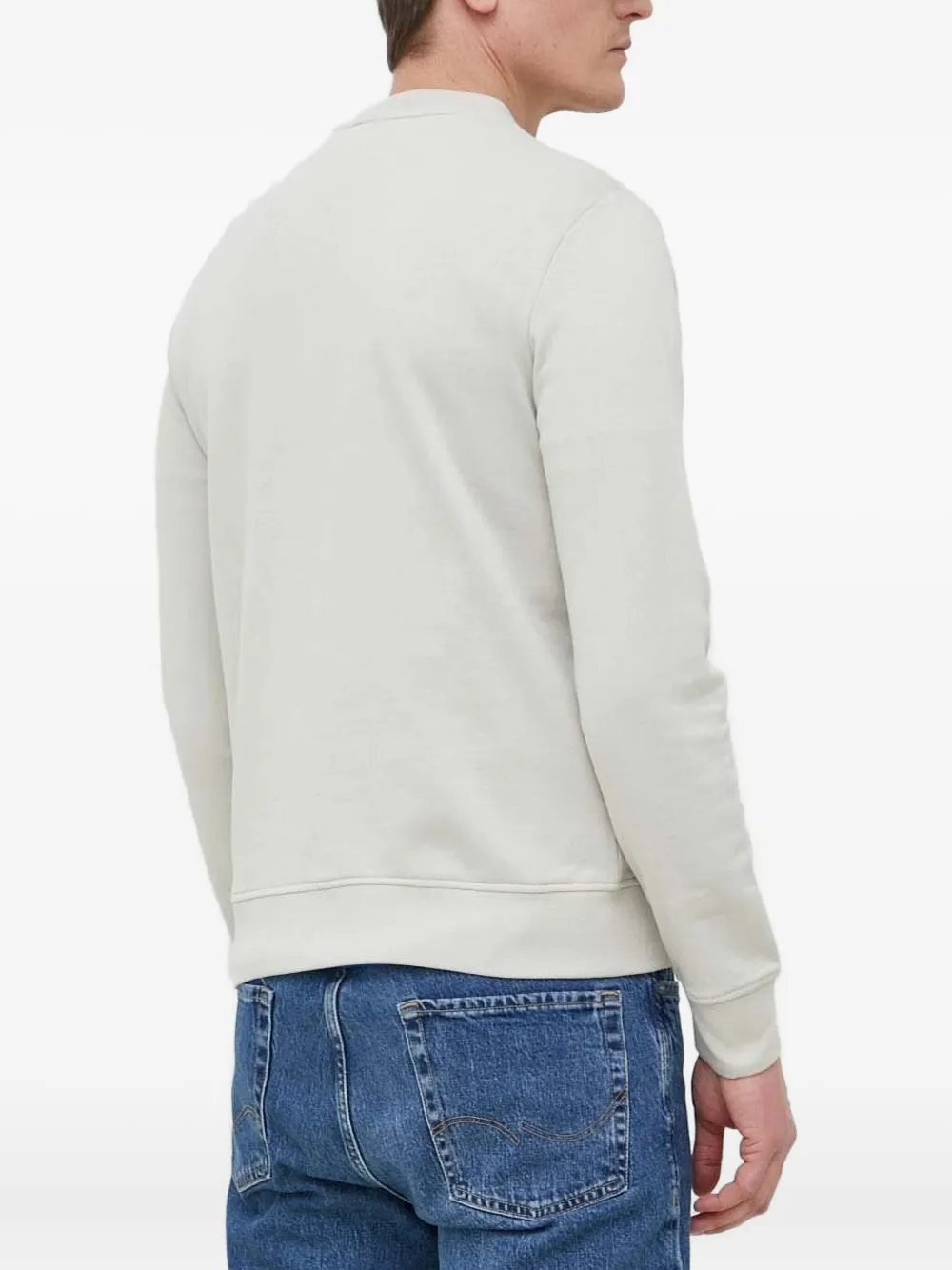 Armani Exchange logo-print sweatshirt - グレー Armani Exchange logo-print sweatshirt - グレー