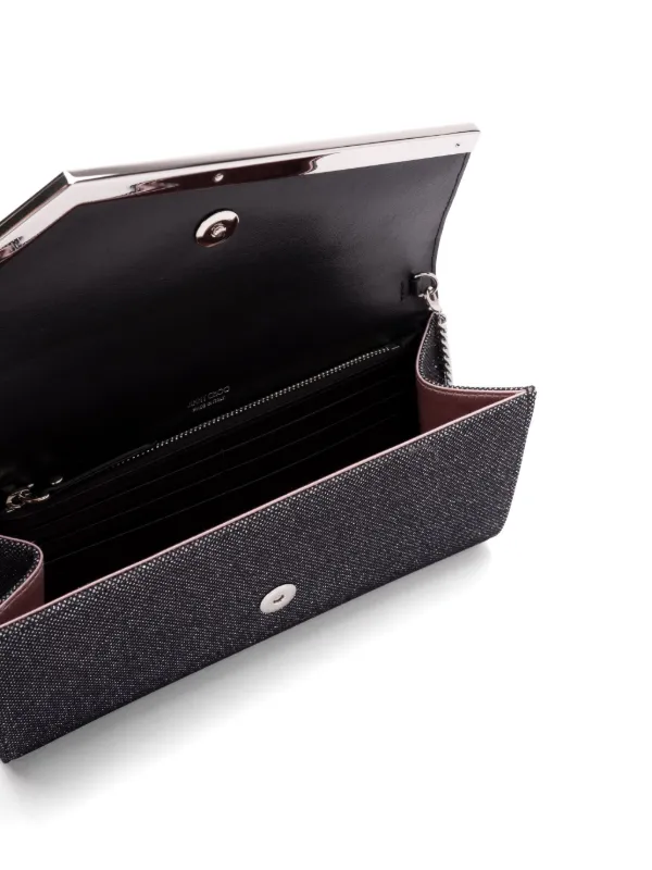 Jimmy Choo Emmie クラッチバッグ | ブラック | FARFETCH JP