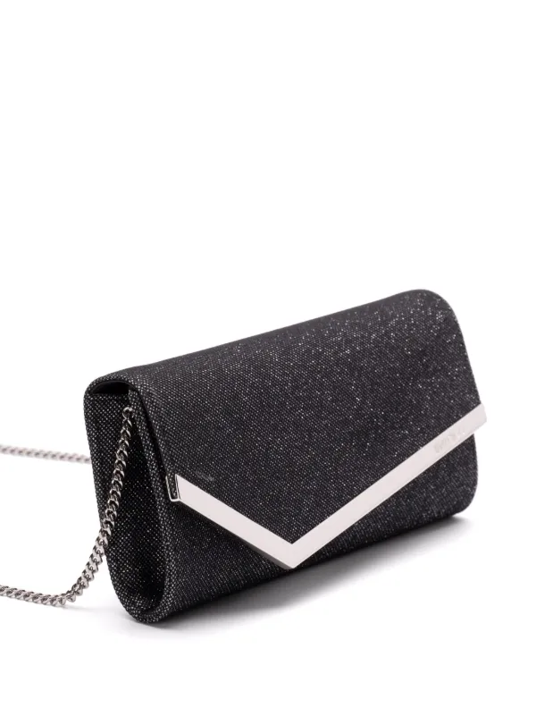 送料関税込【Jimmy Choo】エミークラッチ Jimmy Choo Emmie クラッチバッグ | ブラック | FARFETCH JP