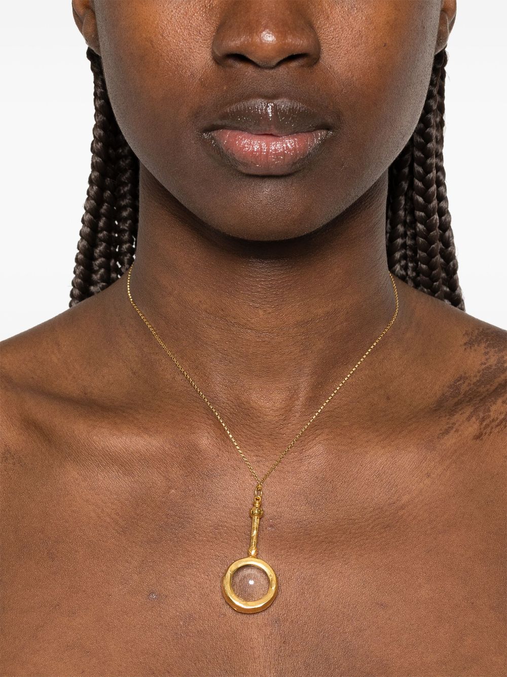 Alighieri Poet's Lens necklace - Goud