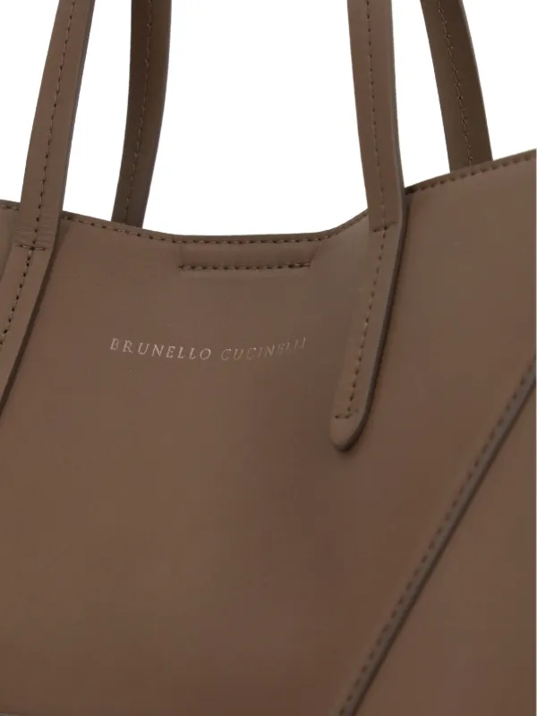 Brunello Cucinelli Small BC Duo Tote Bag | Brown | FARFETCH