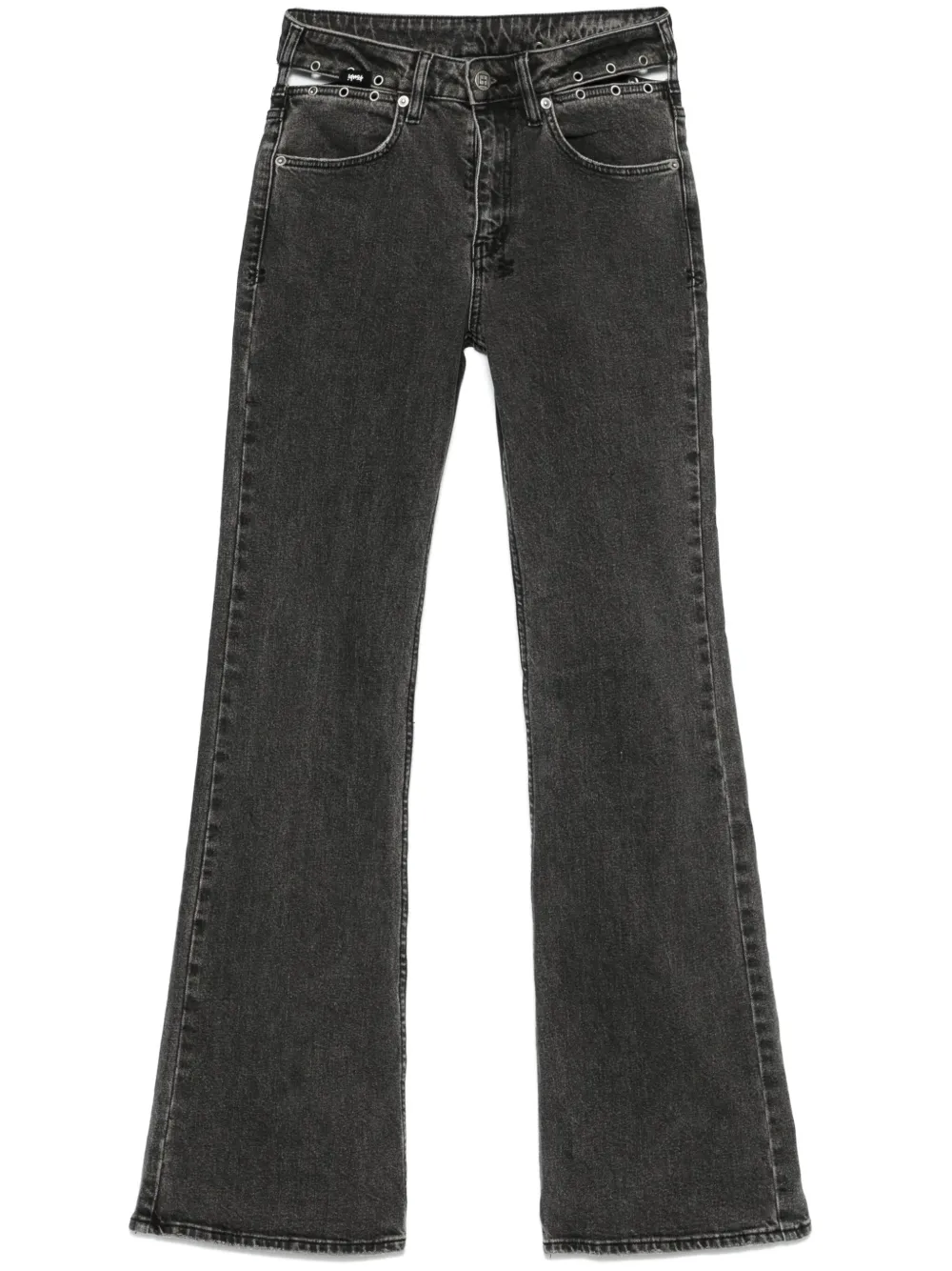 Ksubi Soho Pierced Shadow jeans Zwart