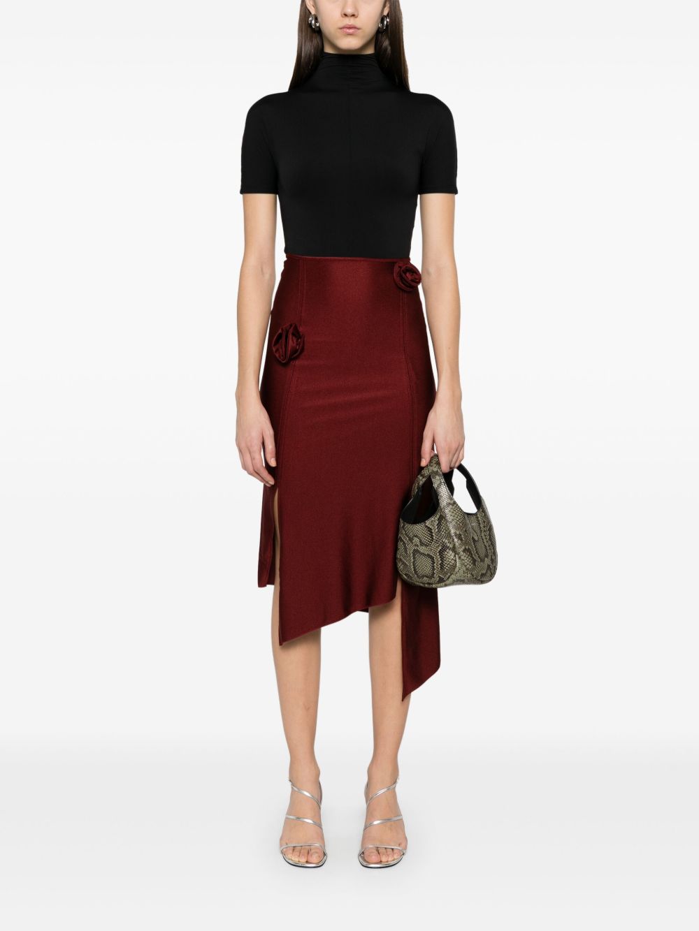 Coperni Flower rok - Rood